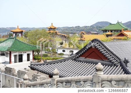 鳥取縣延壽園 從仿照中國長城的人行橋(金山嶺橋)欣賞中國園林建築 鳥取縣延壽園 從仿照中國長城的人行橋(金山嶺橋)欣賞中國園林建築 126666887
