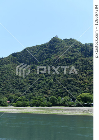 Kinkazan Gifu Castle and Nagara River Kinkazan Gifu Castle and Nagara River 126667294