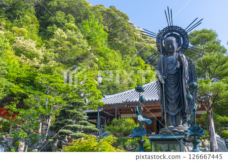 Kiyoharajin Seichoji Temple - Main Hall and Ichigan Jizo Statue Kiyoharajin Seichoji Temple - Main Hall and Ichigan Jizo Statue 126667445