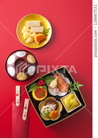 New Year dishes  126667531