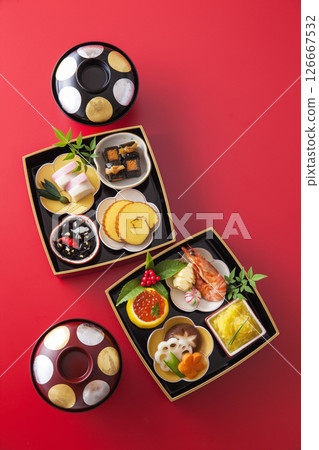New Year dishes  126667532