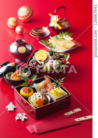 New Year dishes New Year dishes 126667641