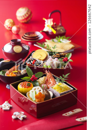 New Year dishes New Year dishes 126667642
