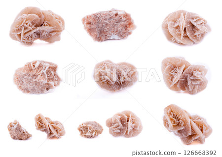 Collection of stone mineral Rose of the desert Collection of stone mineral Rose of the desert 126668392