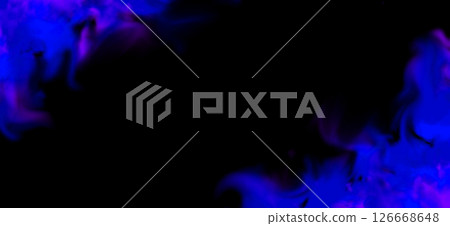 燃燒的藍色火焰背景 19.5:9 尺寸 126668648