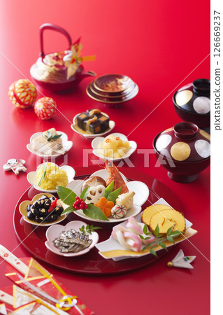 New Year dishes  126669237