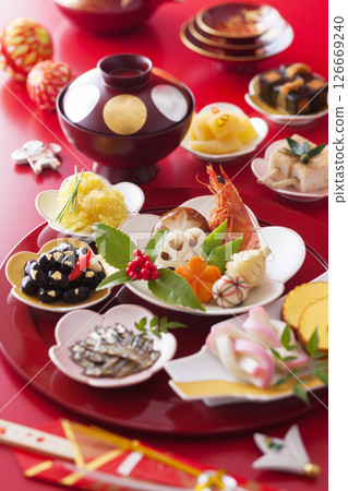 New Year dishes  126669240