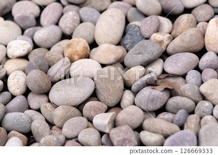 Stone paved background 126669333