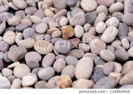 Stone paved background 126669408