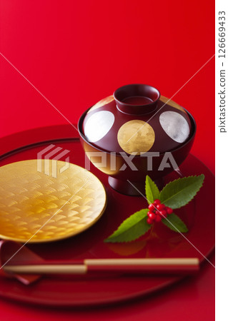 New Year's Japanese tableware 126669433