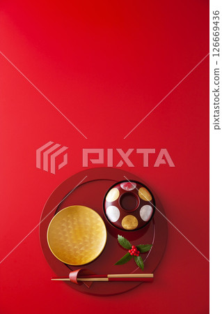New Year's Japanese tableware 126669436