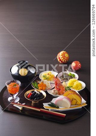 New Year dishes New Year dishes 126669794