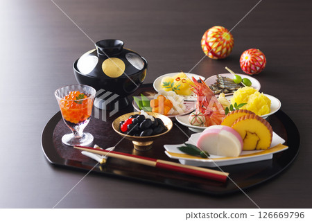 New Year dishes New Year dishes 126669796