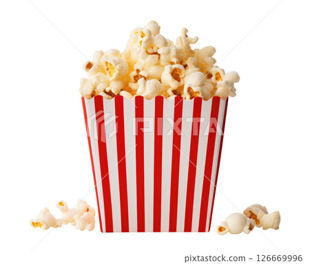 Box with popcorn 126669996