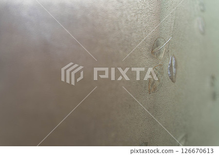 [Retro material] Showa retro frosted glass [Iwate Prefecture] 126670613