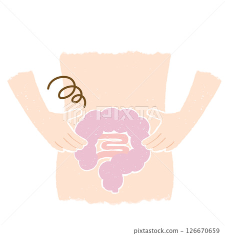 Disordered intestines in the stomach 126670659