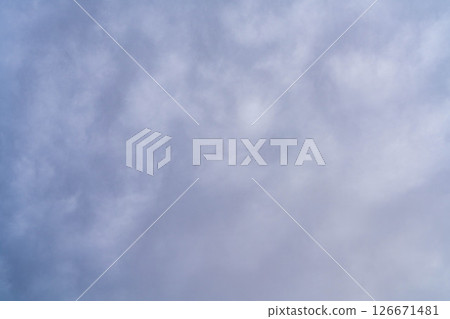 [Image of rainy season sky] Overcast sky [Nagano Prefecture] 126671481