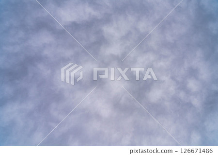 [Image of rainy season sky] Overcast sky [Nagano Prefecture] 126671486