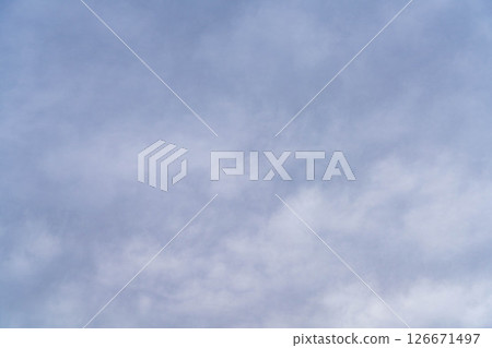 [Image of rainy season sky] Overcast sky [Nagano Prefecture] 126671497