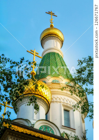 Russian Church of St. Nicholas in Sofia, Bulgaria Russian Church of St. Nicholas in Sofia, Bulgaria 126671767