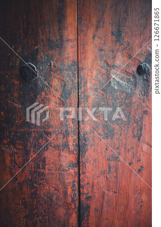 Close-up of Wooden Door background texture Close-up of Wooden Door background texture 126671865