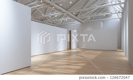 Bright Empty Art Space 126672047