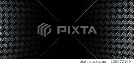 sound speakers techno music banner sound speakers techno music banner 126672160