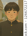 A refreshing boy in a school uniform 126672217