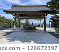 秋葉原神社的淨水屋與藍天風景 126672397