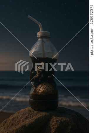 Plastic Bottle Pollution and Human Mind 126672572