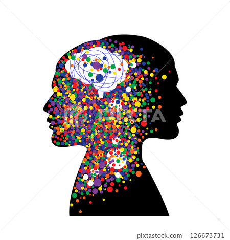 Bipolar disorder concept Bipolar disorder concept 126673731