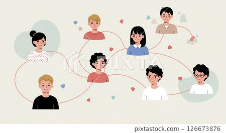 讓我們共同創造未來！多元化人群相互聯繫的社會 126673876