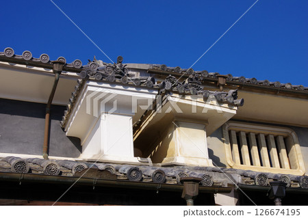 德島縣 美馬市卯建街景 卯建、蟲洞窗、鬼河原 德島縣 美馬市卯建街景 卯建、蟲洞窗、鬼河原 126674195