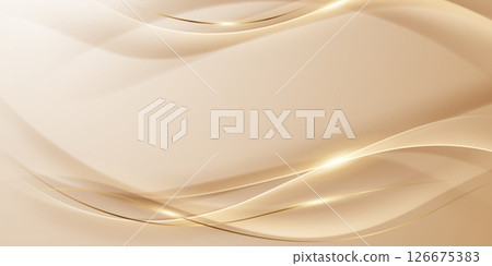 golden abstract background with luxury vector illustration golden abstract background with luxury vector illustration 126675383