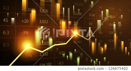 business vector illustration design Stock market charts or Forex trading charts for business and finance ideas. business vector illustration design Stock market charts or Forex trading charts for business and finance ideas. 126675402