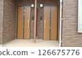 Entrance of a new apartment 126675776