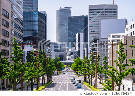 <Aichi Prefecture> Nagoya Station and cityscape 126676424