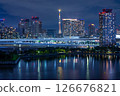 Skytree night view from Odaiba 126676821