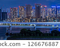 Night view of apartment buildings from Odaiba 126676887