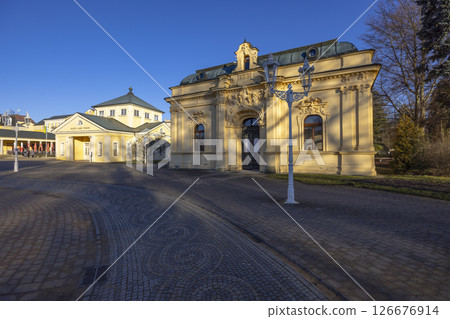 Frantiskovy lazne spa, UNESCO World Heritage Site, Western Bohemia, Czech Republic Frantiskovy lazne spa, UNESCO World Heritage Site, Western Bohemia, Czech Republic 126676914