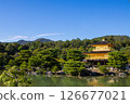 Kinkakuji Temple in Kyoto on a clear day 126677021