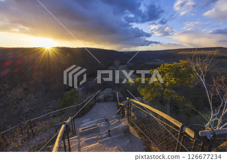 Nine Mills Viewpoint near Hnanice, NP Podyji, Southern Moravia, Czech Republic 126677234
