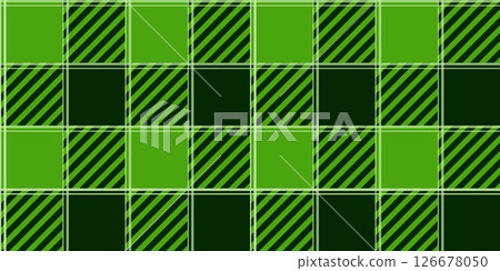 Checkered green seamless pattern vector graphic 126678050