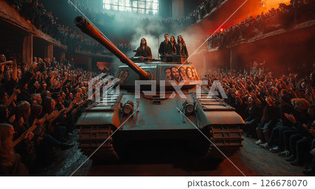 Tanks and crowds 126678070