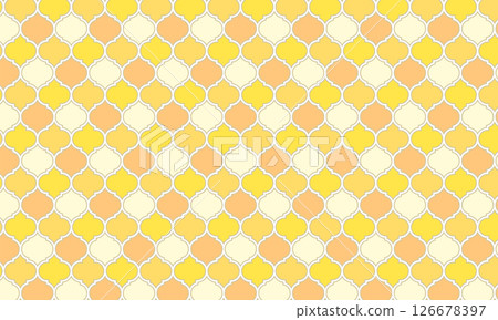 復古黃色摩洛哥壁紙 126678397