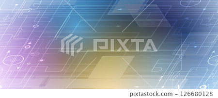 Abstract high digital technology and science background Abstract high digital technology and science background 126680128
