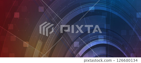 Abstract high digital technology and science background 126680134