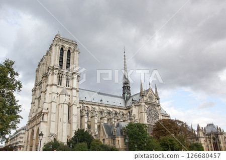Notre Dame Cathedral, Paris, France, before the fire Notre Dame Cathedral, Paris, France, before the fire 126680457
