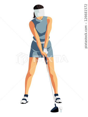 女職業高爾夫球手 126681572