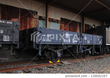Setouchi Electric Railway Type 1 freight car manufactured in the Taisho era 126682267
